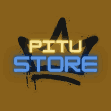 a logo that says pitu store on it