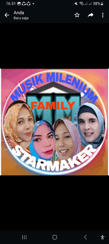 a picture of a group of women with the words " musik millenium family starmaker "