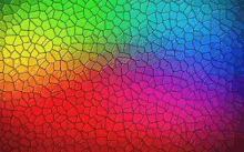 a close up of a colorful stained glass background