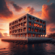 a building that says museum bola on the side of it