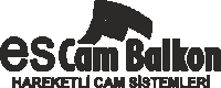 a logo for a company called escam balkon