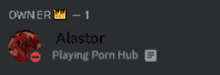 a screenshot of a person 's playing porn hub account