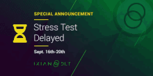 a special announcement for a stress test is delayed