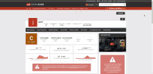 a screenshot of the social blade website showing a user 's profile