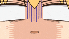 a cartoon drawing of a person 's face with tears coming out of it