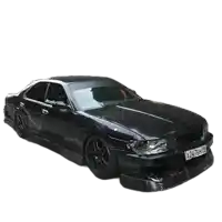 a black car with a license plate that says a247bm168