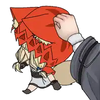 a cartoon drawing of a girl wearing a red hooded cape