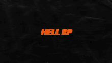 a black background with the words hell rp in red