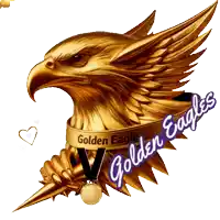 a golden eagle with the words golden eagles written below it
