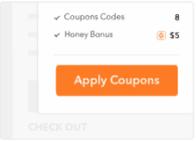 a screenshot of an app that says apply coupons on it