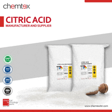 a bag of citric acid sits next to another bag of citric acid