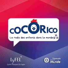 a logo for cocorico la radio des enfants