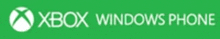 a green background with the words xbox windows phone written on it