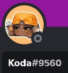 a picture of a person with the number koda # 9560 on it