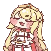 a cartoon drawing of a girl wearing a crown and a red cape .
