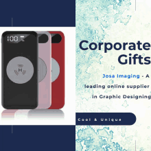 an ad for corporate gifts shows a cell phone