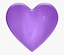 a purple heart with a white background is empty