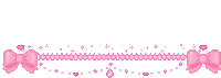 a pixel art of pink bows on a white background