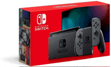 a box for a nintendo switch with a controller