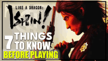 a poster with a man holding a gun and the words " things to know before playing "