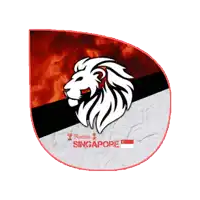 a picture of a lion and the word singapore