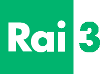 a green and white rai 3 logo