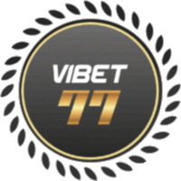 a logo for vibet 77 is shown in a circle