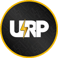 urp logo with a lightning bolt on it