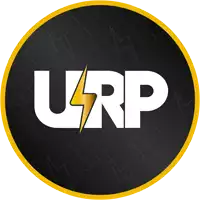 urp logo with a lightning bolt on it