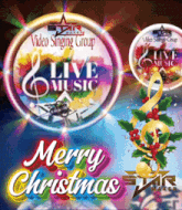 a merry christmas greeting from the video singing group live music