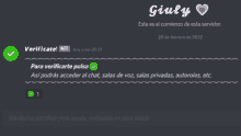 a screenshot of a chat between giuly and someone else