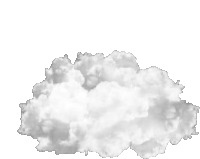 it is a black and white drawing of a cloud on a white background .