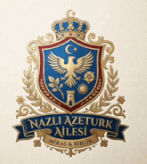a logo for nazli azeturk ailesi miras & birlik