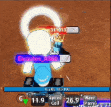 a screenshot of a video game with a cartoon character and the number 26.9