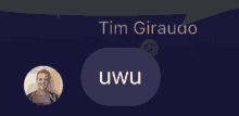 a picture of a man with the name tim giraudo on the top