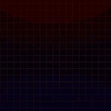 a dark background with a grid pattern and a red and blue gradient