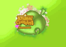 a green leaf with the words animal crossing tu pa mi yo pa ti on it