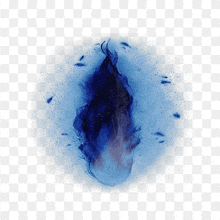 a blue flame is surrounded by a checkered background