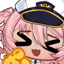 a cartoon of a girl wearing a captain 's hat and holding a fireball .