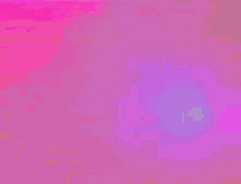 a purple and pink background with a silhouette of a man and woman