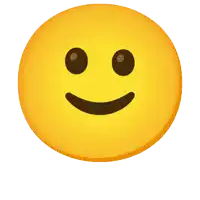 a melting smiley face with a brown eye