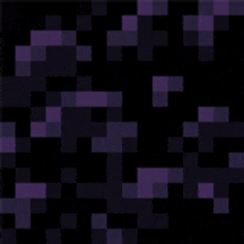 a black background with purple squares on it that looks like a camouflage pattern .