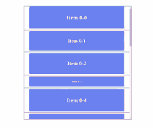 a stack of blue and green boxes with the item 0-4 at the top