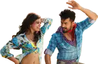 a man and a woman are standing next to each other and smiling