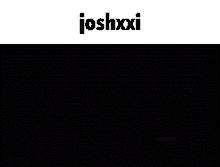 the word joshxxi is on a black background with dots .