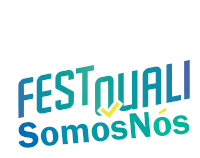 a logo for festquali somosnos with a check mark