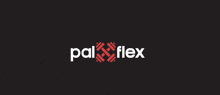 a black background with the words pal flex in white