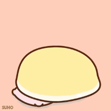 a cartoon cat is sitting on a bed with a pillow and blanket .