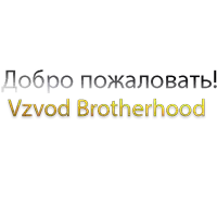 a white background with the words vzvod brotherhood in yellow letters