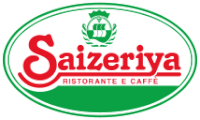 a logo for saizeriya ristorante e caffe is shown